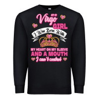 Black as a virgo girl zodiac girls Premium Sweatshirt - Jasminsmagicworld