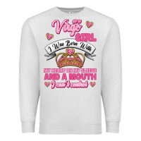 Oatmeal Heather as a virgo girl zodiac girls Premium Sweatshirt - Jasminsmagicworld