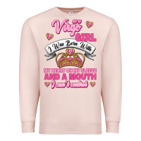Pale Pink as a virgo girl zodiac girls Premium Sweatshirt - Jasminsmagicworld