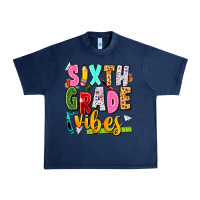 Navy sixth grade vibes Urban Heavy Tee - texasbilliewilder