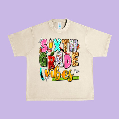 Sixth Grade Vibes Urban Heavy Tee Designed By Texasbilliewilder