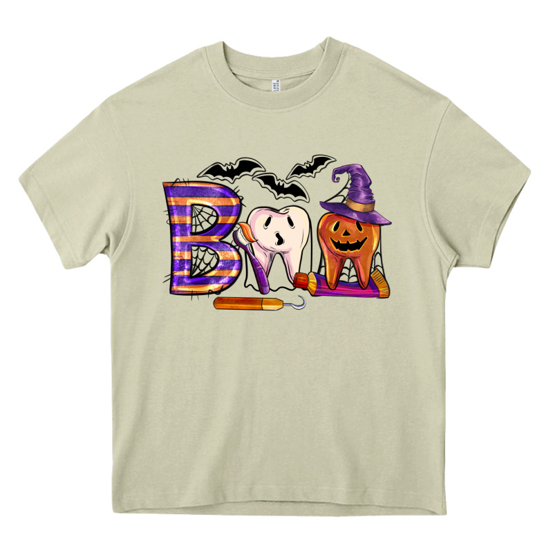 Dental Boo Halloween Heavy Core Tee by LillyAllenDesigns | Teevron