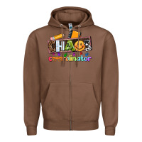 Chestnut teacher chaos coordinator Zipper Hoodie - AdoDesignShop