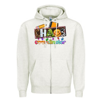 Oatmeal Heather teacher chaos coordinator Zipper Hoodie - AdoDesignShop