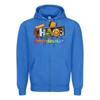 True Royal teacher chaos coordinator Zipper Hoodie - AdoDesignShop