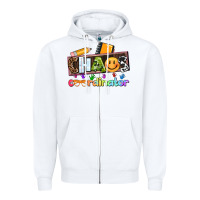 White teacher chaos coordinator Zipper Hoodie - AdoDesignShop