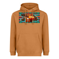 Meerkat texas and map with longhorn serape gemstone licanse plate Heavyweight Hoodie - Artiststas