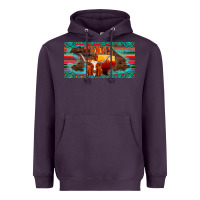 Plum texas and map with longhorn serape gemstone licanse plate Heavyweight Hoodie - Artiststas
