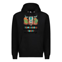 Black i do not and will not fear tomorrow Premium Hoodie - MaliasSmallBusiness