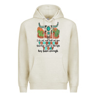 Oatmeal Heather i do not and will not fear tomorrow Premium Hoodie - MaliasSmallBusiness