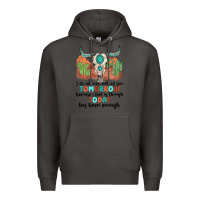 Smoke i do not and will not fear tomorrow Premium Hoodie - MaliasSmallBusiness