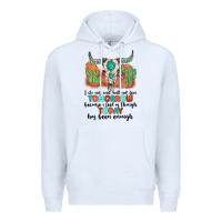 White i do not and will not fear tomorrow Premium Hoodie - MaliasSmallBusiness