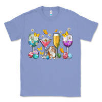 Colony Blue Easter wine glasses Easter Day Classic Tee - Neo Western