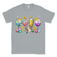 Heather Grey Easter wine glasses Easter Day Classic Tee - Neo Western