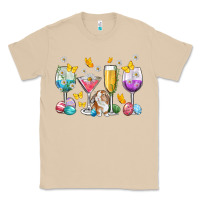 Mushroom Easter wine glasses Easter Day Classic Tee - Neo Western