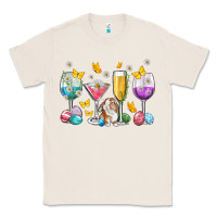 Natural Easter wine glasses Easter Day Classic Tee - Neo Western