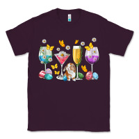 Plum Easter wine glasses Easter Day Classic Tee - Neo Western