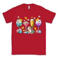 Red Easter wine glasses Easter Day Classic Tee - Neo Western