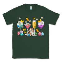 Sports Green Easter wine glasses Easter Day Classic Tee - Neo Western