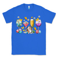 True Royal Easter wine glasses Easter Day Classic Tee - Neo Western