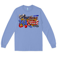 Colony Blue American Teacher Long Sleeve Tee - Neo Western