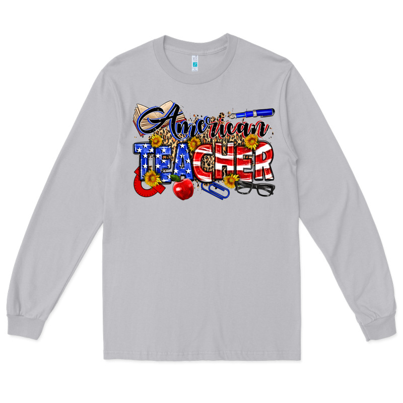 American Teacher Long Sleeve Tee by Neo Western | Teevron