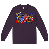 Plum American Teacher Long Sleeve Tee - Neo Western