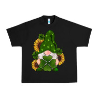 Black st patricks day shamrock gnomes  sunflowers Urban Heavy Tee - RanaPortraitStore