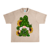French Oak st patricks day shamrock gnomes  sunflowers Urban Heavy Tee - RanaPortraitStore