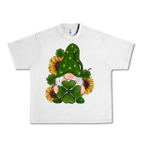 St Patricks Day Shamrock Gnomes  Sunflowers Urban Heavy Tee | Teevron