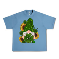 Pebble Blue st patricks day shamrock gnomes  sunflowers Urban Heavy Tee - RanaPortraitStore