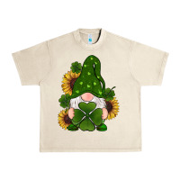 Sandshell st patricks day shamrock gnomes  sunflowers Urban Heavy Tee - RanaPortraitStore