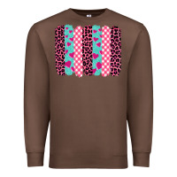 Chestnut valentine's day brushstrokes Premium Sweatshirt - BarkalooDesign