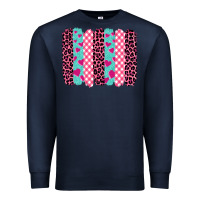 Navy valentine's day brushstrokes Premium Sweatshirt - BarkalooDesign