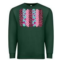 Sports Green valentine's day brushstrokes Premium Sweatshirt - BarkalooDesign