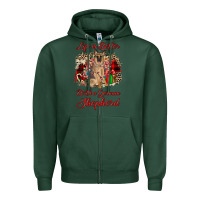 Sports Green Christmas life is better with a german shepherd Zipper Hoodie - JahusDesignShop