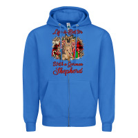 True Royal Christmas life is better with a german shepherd Zipper Hoodie - JahusDesignShop