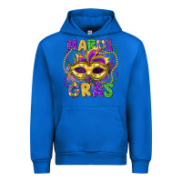 Cobalt mardi gras mask Urban Hoodie - LillyAllenDesigns
