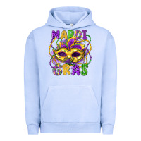 Pigment Grape Ice mardi gras mask Urban Hoodie - LillyAllenDesigns