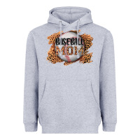 Heather Grey baseball mom Heavyweight Hoodie - AdoDesignShop