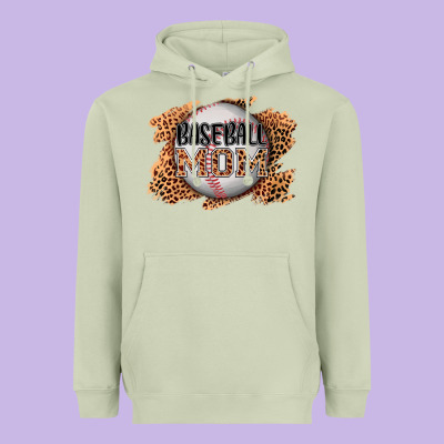 Baseball Mom Heavyweight Hoodie Designed By Adodesignshop