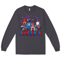 Smoke American truck gnomes Long Sleeve Tee - Neo Western