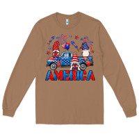 Toasted Coconut American truck gnomes Long Sleeve Tee - Neo Western