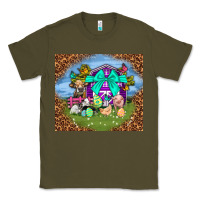 Army Green Farm animal easter tumbler Easter Day Classic Tee - Neo Western