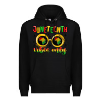 Black juneteenth vibes only Premium Hoodie - MaliasSmallBusiness