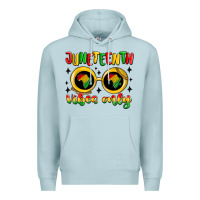 Blue Mist juneteenth vibes only Premium Hoodie - MaliasSmallBusiness
