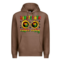 Chestnut juneteenth vibes only Premium Hoodie - MaliasSmallBusiness