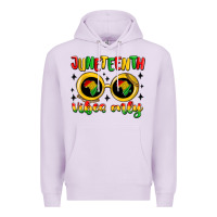 Lilac juneteenth vibes only Premium Hoodie - MaliasSmallBusiness