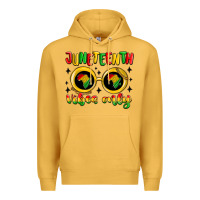 Mustard juneteenth vibes only Premium Hoodie - MaliasSmallBusiness