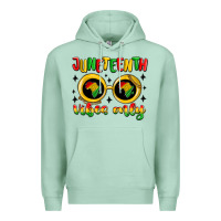 Seafoam juneteenth vibes only Premium Hoodie - MaliasSmallBusiness